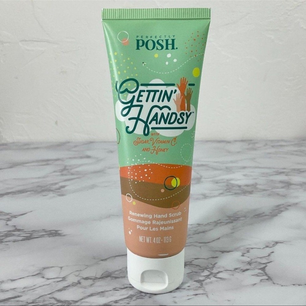 Perfectly Posh-GETTIN’ HANDSY~renewing hand scrub~ New Sealed bottle